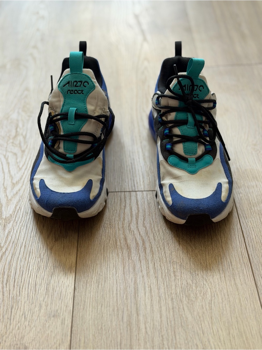 Nike Kids Sneakers in Teal, Navy & White